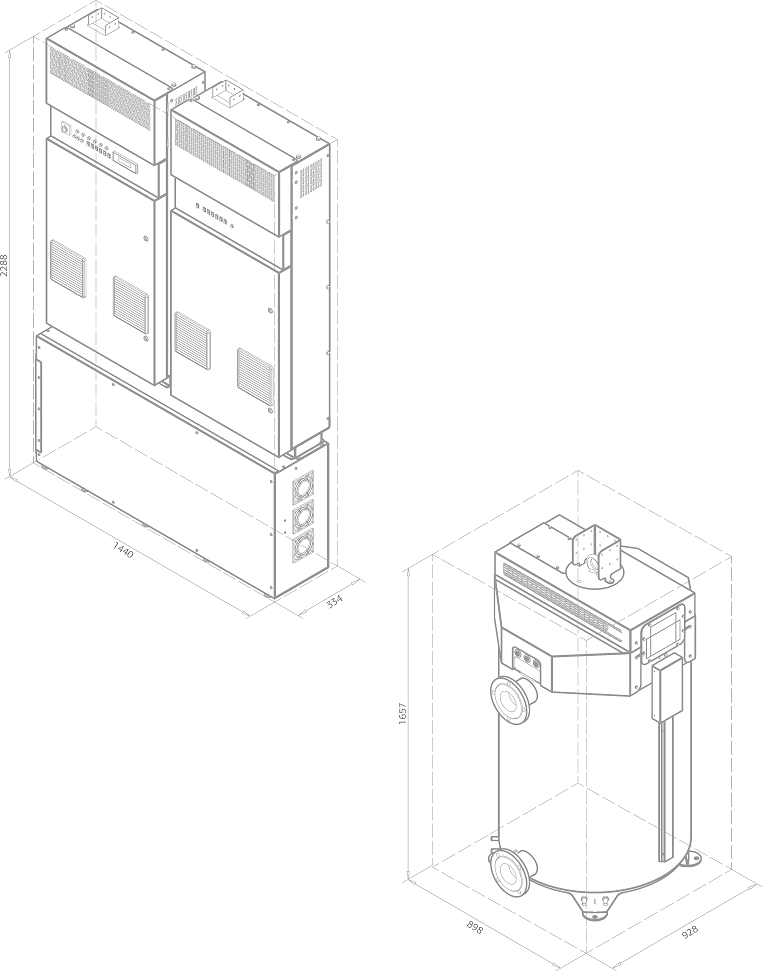 Промышленный электрокотел 1000 кВт